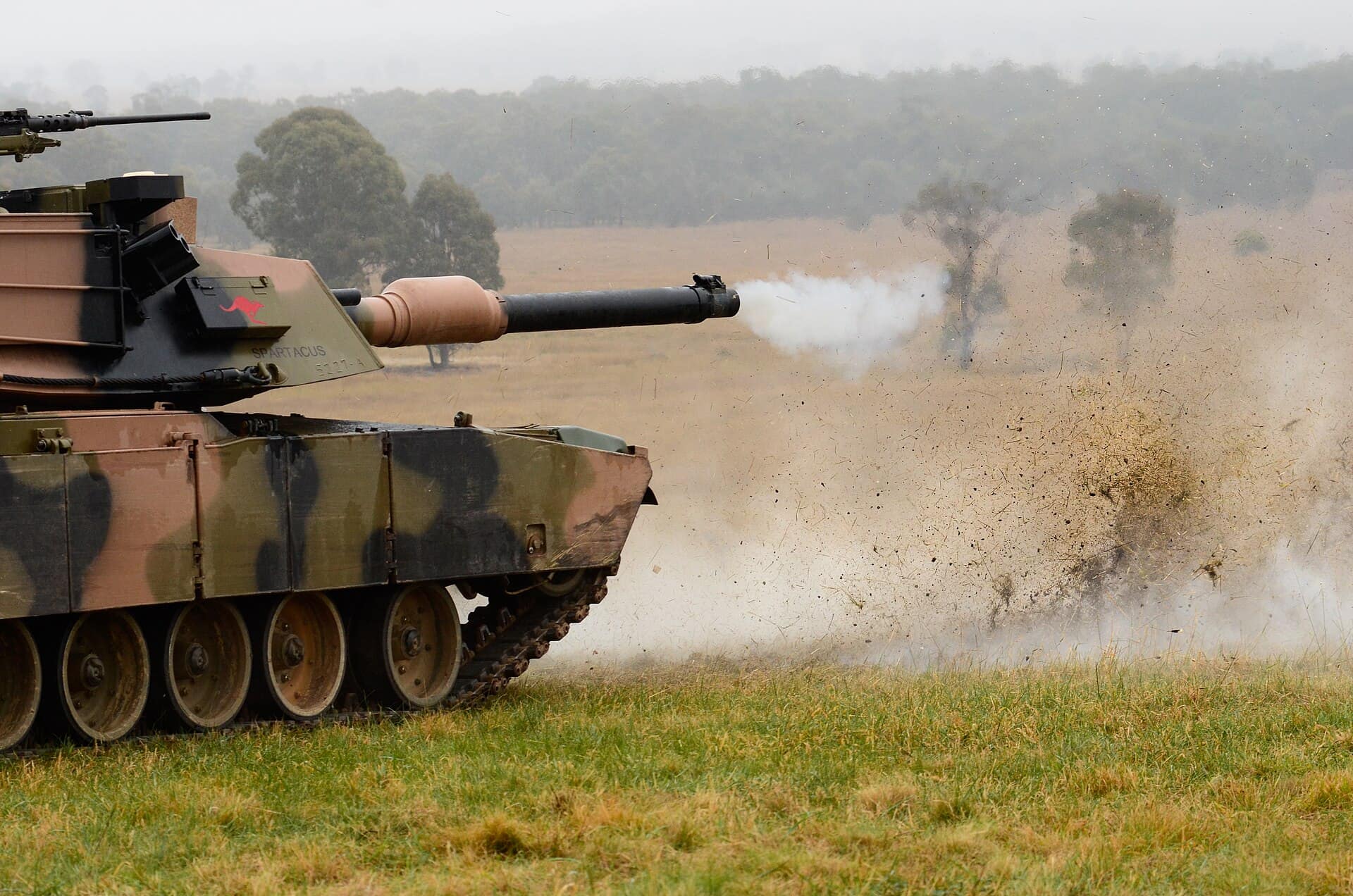 Main battle tank on exercise — atmospheric hero for WT Charts
